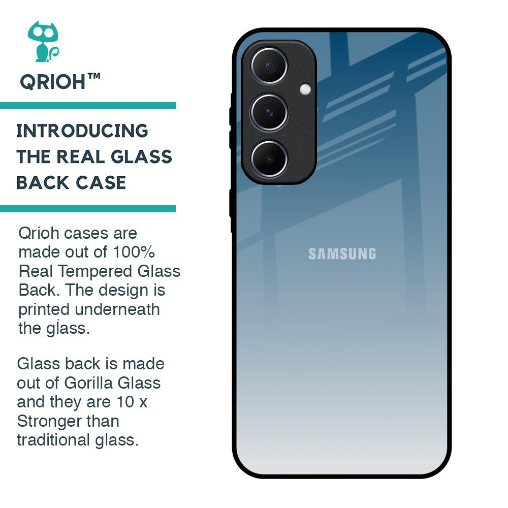Deep Sea Space Glass Case for Samsung Galaxy A55 5G