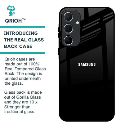 Jet Black Glass Case for Samsung Galaxy A55 5G