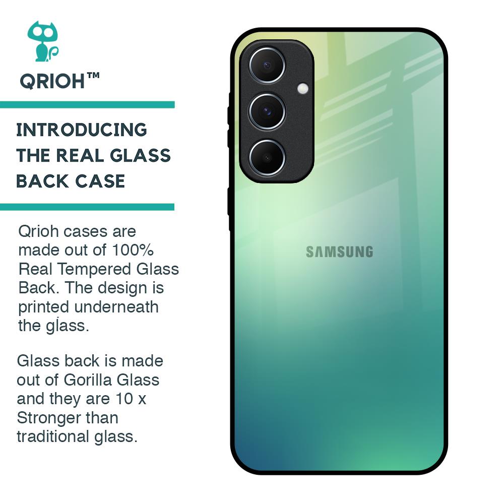 Dusty Green Glass Case for Samsung Galaxy A55 5G