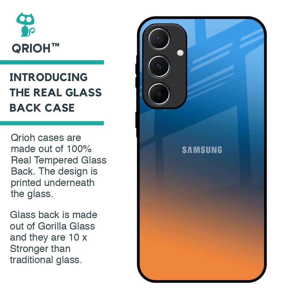 Sunset Of Ocean Glass Case for Samsung Galaxy A55 5G