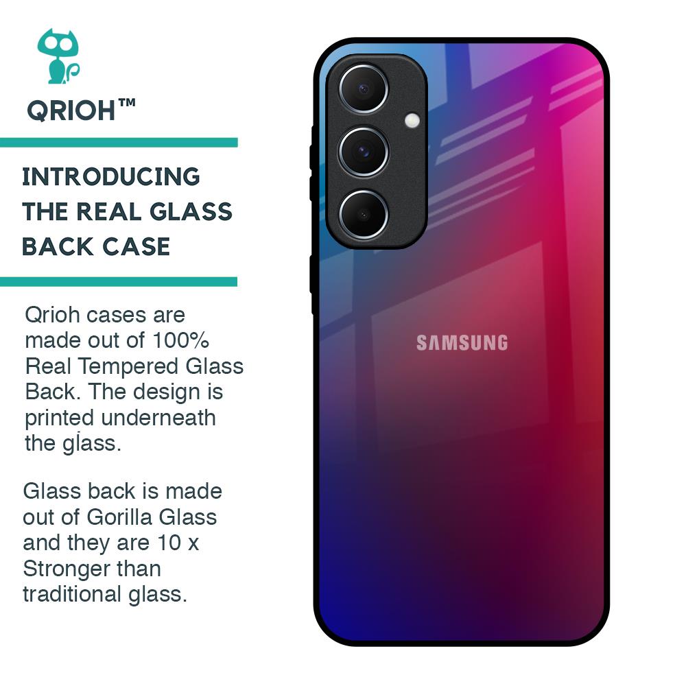Magical Color Shade Glass Case for Samsung Galaxy A55 5G