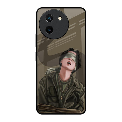 Blind Fold Vivo T3X 5G Glass Back Cover Online
