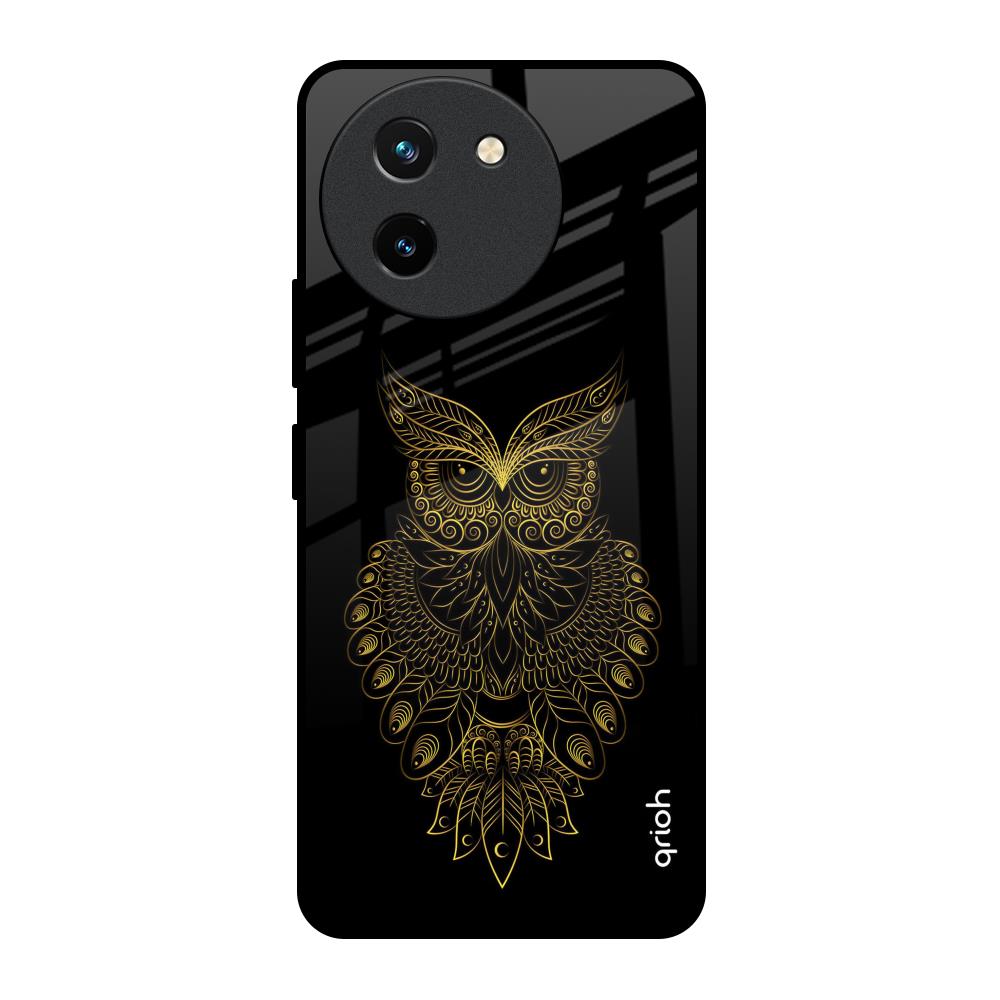 Golden Owl Vivo T3X 5G Glass Back Cover Online