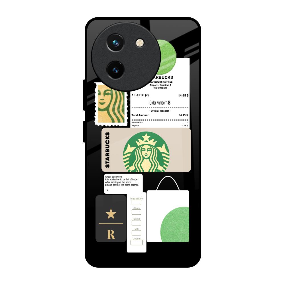 Coffee Latte Vivo T3X 5G Glass Back Cover Online