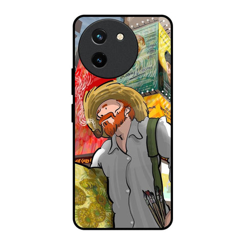 Loving Vincent Vivo T3X 5G Glass Back Cover Online