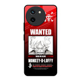 Luffy Wanted Vivo T3X 5G Glass Back Cover Online