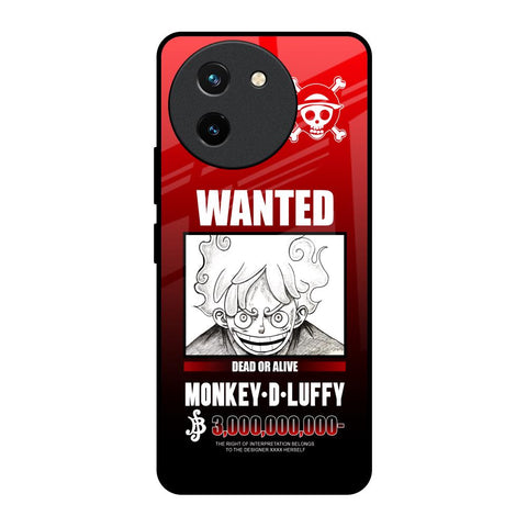 Luffy Wanted Vivo T3X 5G Glass Back Cover Online
