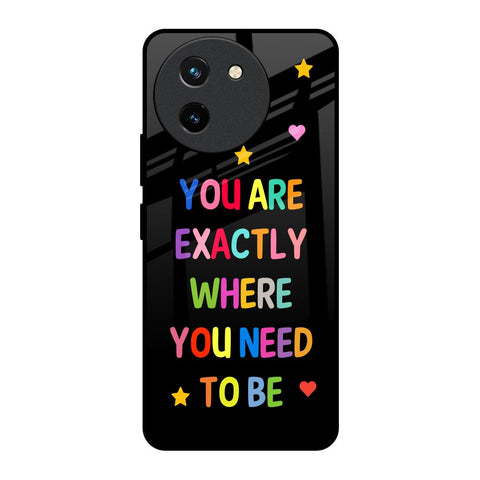 Magical Words Vivo T3X 5G Glass Back Cover Online