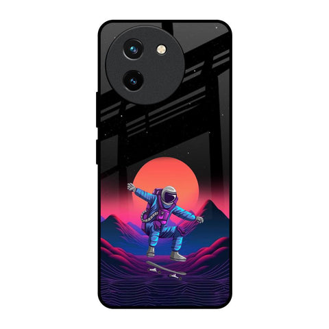 Retro Astronaut Vivo T3X 5G Glass Back Cover Online