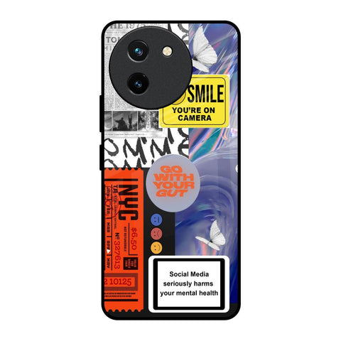 Smile for Camera Vivo T3X 5G Glass Back Cover Online
