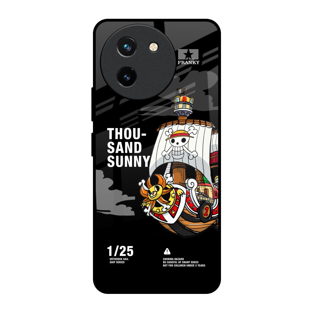 Thousand Sunny Vivo T3X 5G Glass Back Cover Online