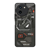 Tech Aesthetics Vivo T3X 5G Glass Back Cover Online