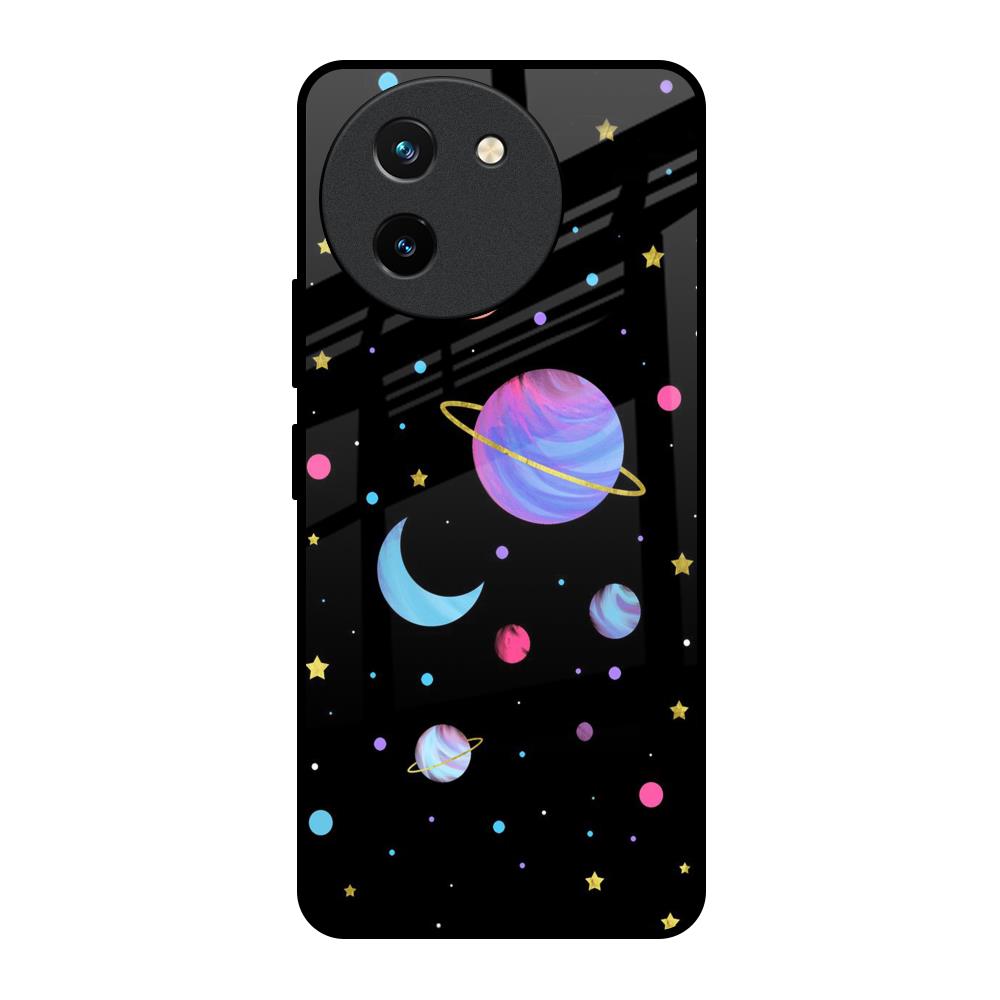 Planet Play Vivo T3X 5G Glass Back Cover Online