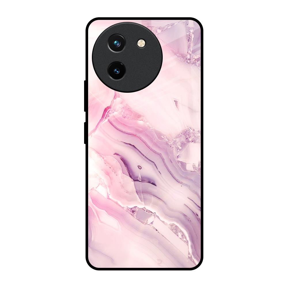 Diamond Pink Gradient Vivo T3X 5G Glass Back Cover Online