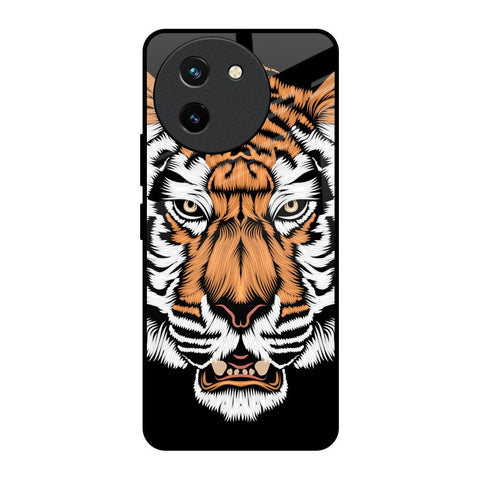 Angry Tiger Vivo T3X 5G Glass Back Cover Online