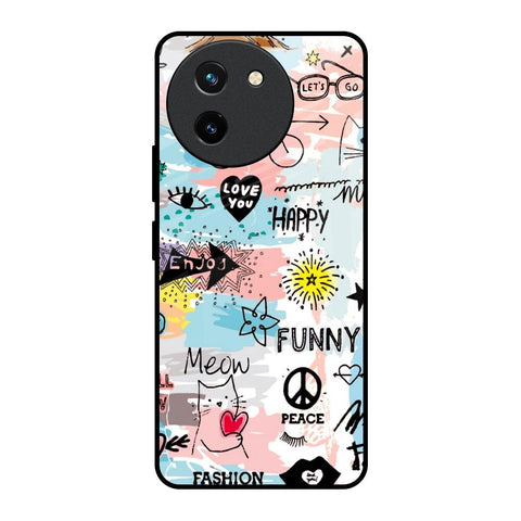 Just For You Vivo T3X 5G Glass Back Cover Online