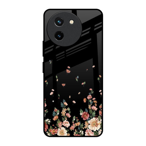 Floating Floral Print Vivo T3X 5G Glass Back Cover Online