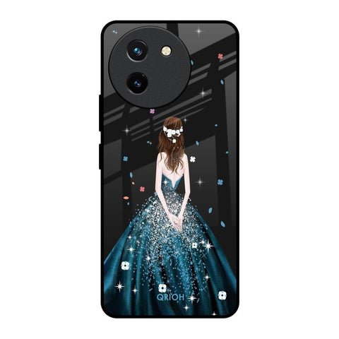 Queen Of Fashion Vivo T3X 5G Glass Back Cover Online