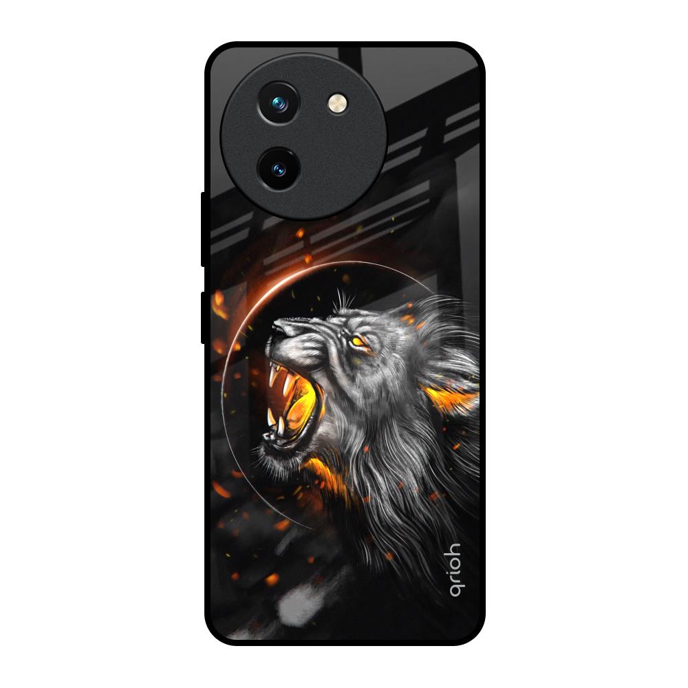 Aggressive Lion Vivo T3X 5G Glass Back Cover Online