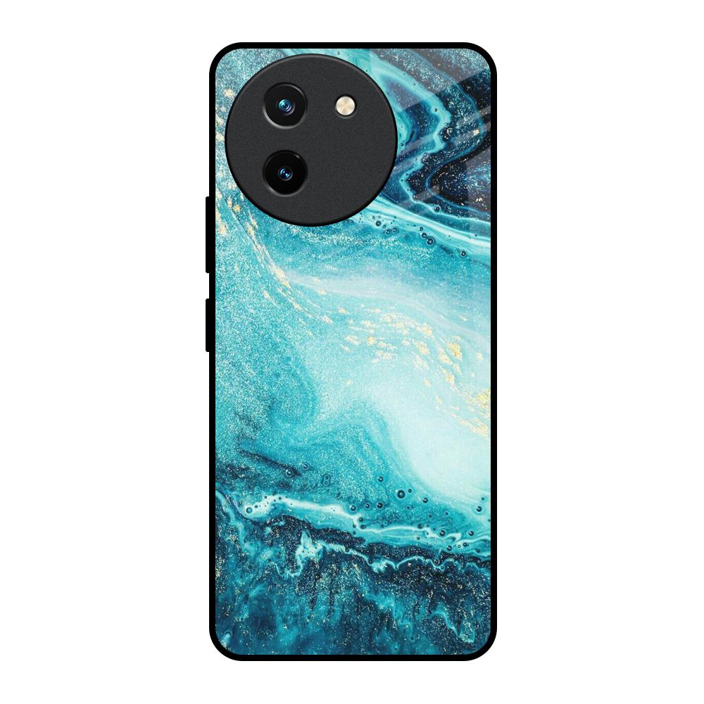 Sea Water Vivo T3X 5G Glass Back Cover Online