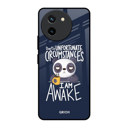 Struggling Panda Vivo T3X 5G Glass Back Cover Online