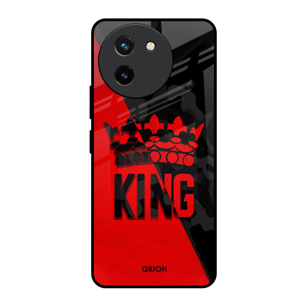 I Am A King Vivo T3X 5G Glass Back Cover Online