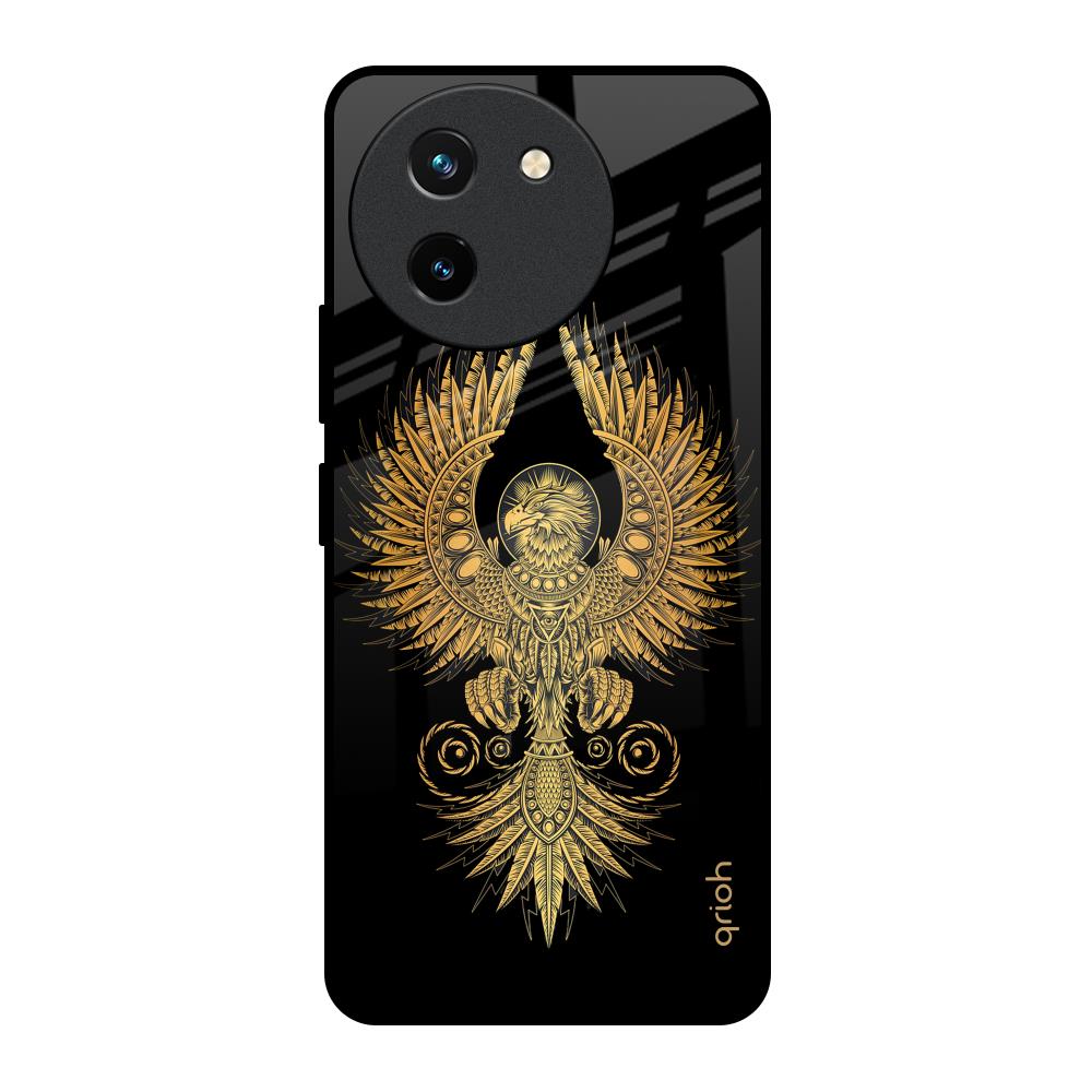 Mythical Phoenix Art Vivo T3X 5G Glass Back Cover Online
