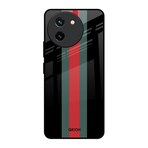 Vertical Stripes Vivo T3X 5G Glass Back Cover Online
