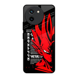 Red Vegeta Vivo T3X 5G Glass Back Cover Online