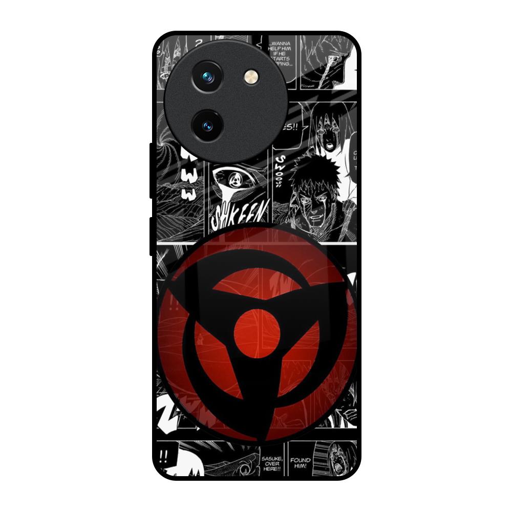 Sharingan Vivo T3X 5G Glass Back Cover Online
