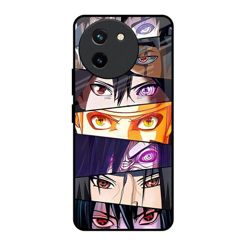 Anime Eyes Vivo T3X 5G Glass Back Cover Online