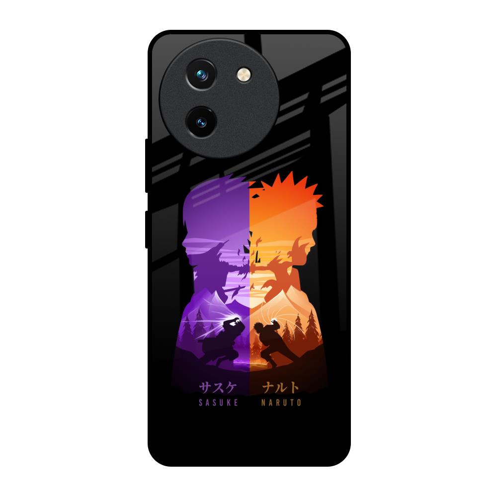 Minimalist Anime Vivo T3X 5G Glass Back Cover Online