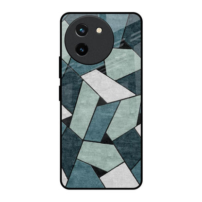 Abstact Tiles Vivo T3X 5G Glass Back Cover Online