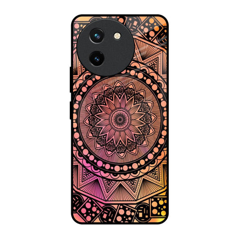 Floral Mandala Vivo T3X 5G Glass Back Cover Online