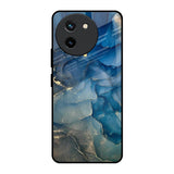 Blue Cool Marble Vivo T3X 5G Glass Back Cover Online