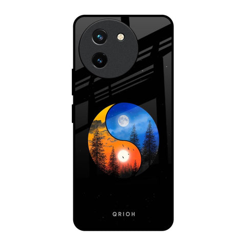 Yin Yang Balance Vivo T3X 5G Glass Back Cover Online