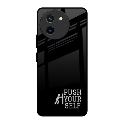 Push Your Self Vivo T3X 5G Glass Back Cover Online