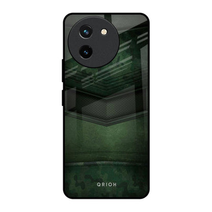 Green Leather Vivo T3X 5G Glass Back Cover Online