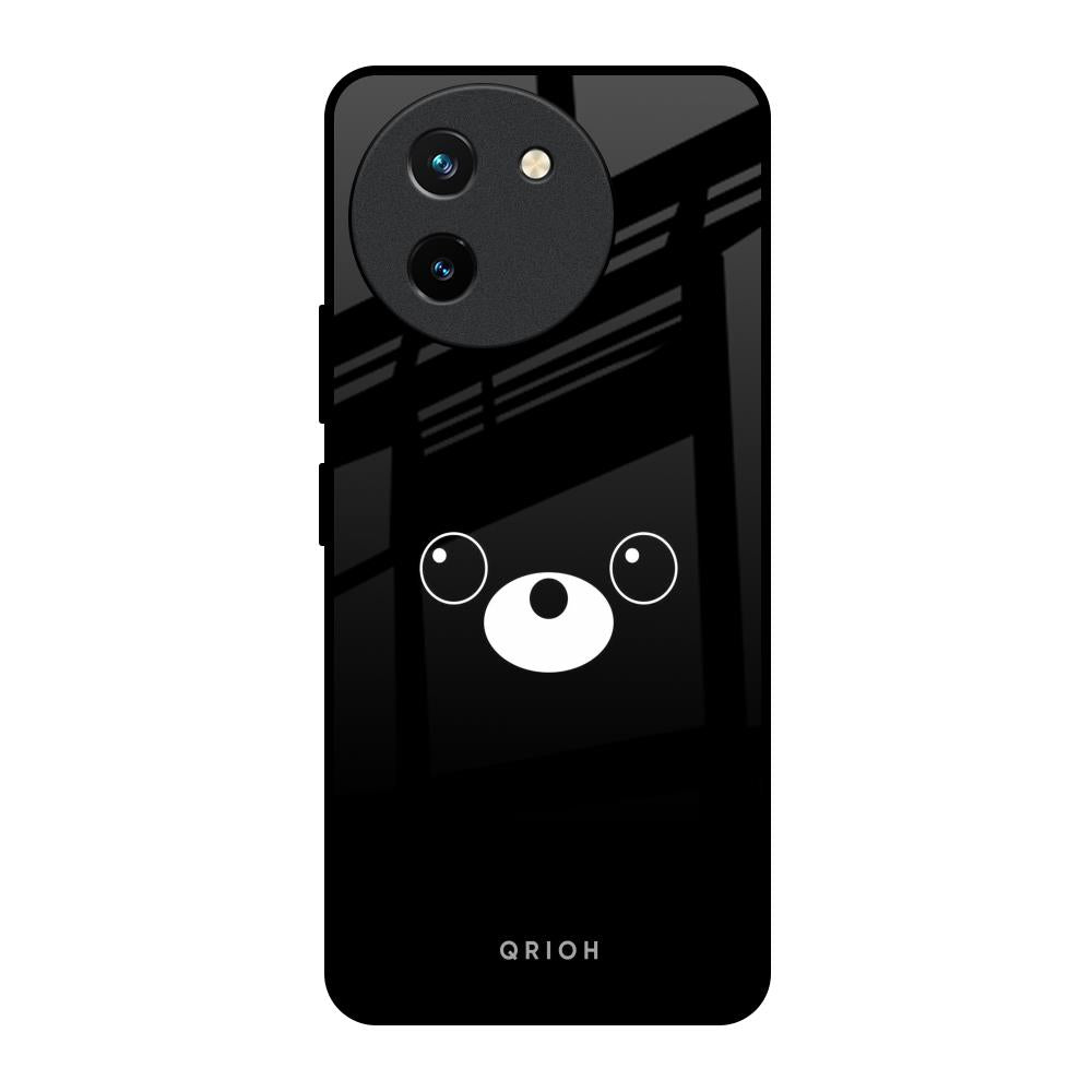 Cute Bear Vivo T3X 5G Glass Back Cover Online