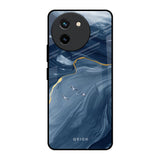 Deep Ocean Marble Vivo T3X 5G Glass Back Cover Online