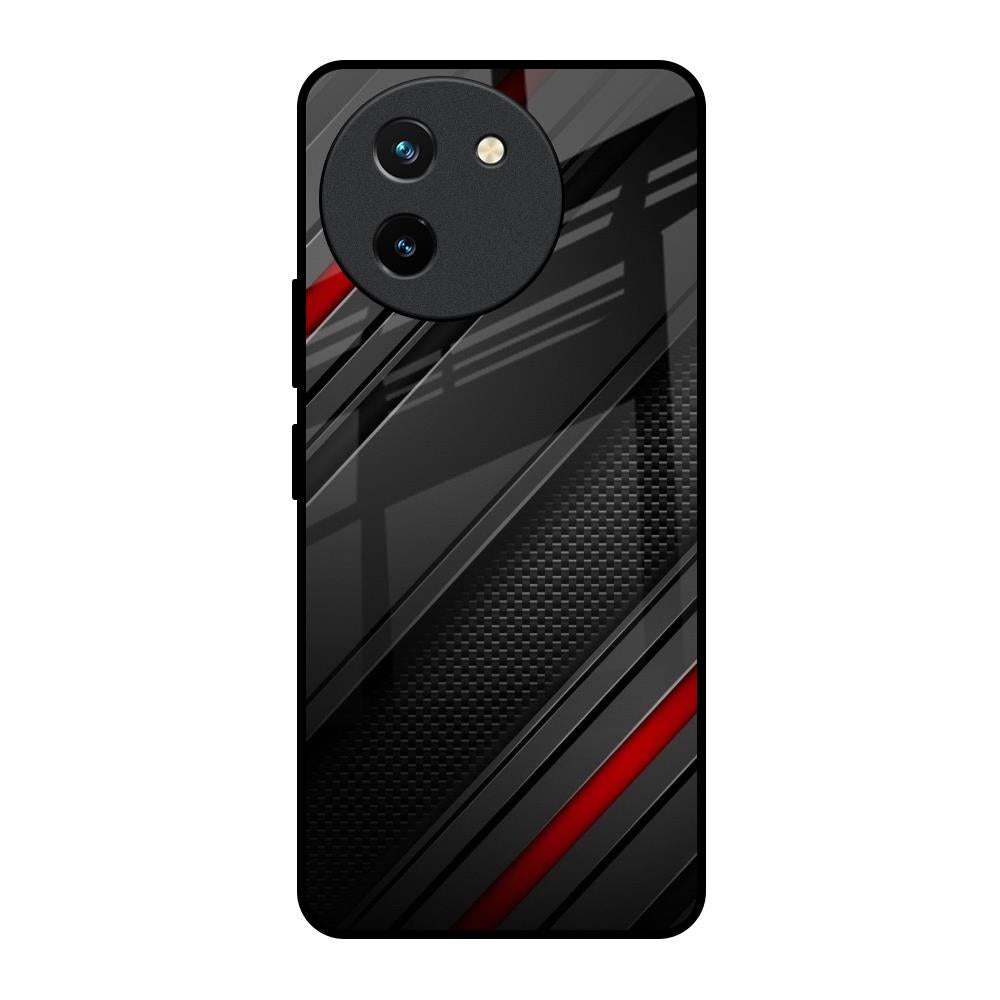 Modern Abstract Vivo T3X 5G Glass Back Cover Online