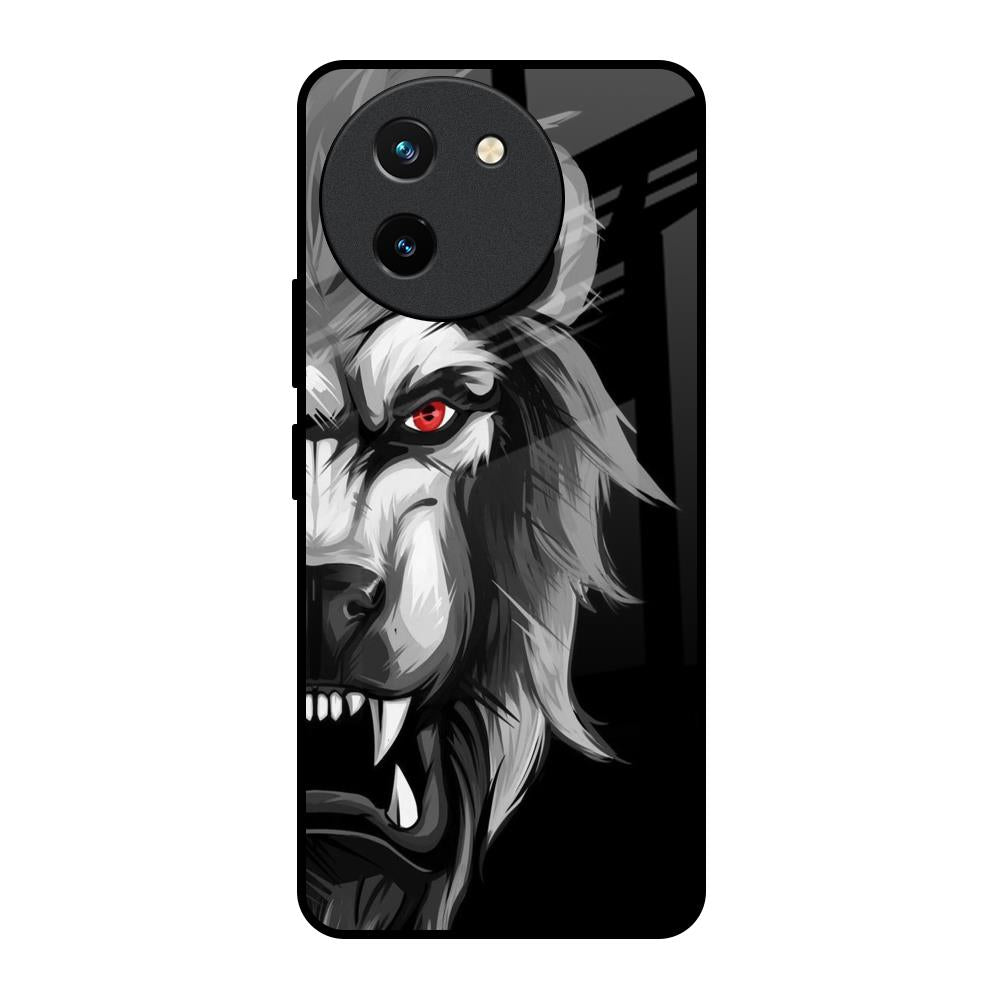 Wild Lion Vivo T3X 5G Glass Back Cover Online