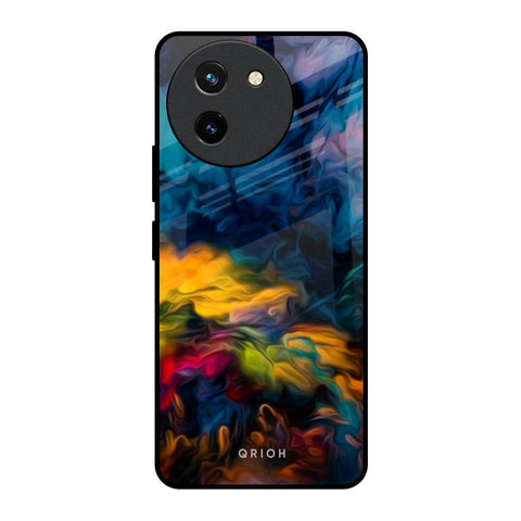 Multicolor Oil Painting Vivo T3X 5G Glass Back Cover Online
