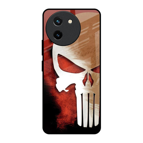Red Skull Vivo T3X 5G Glass Back Cover Online