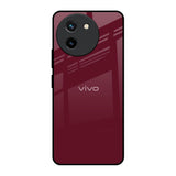 Classic Burgundy Vivo T3X 5G Glass Back Cover Online
