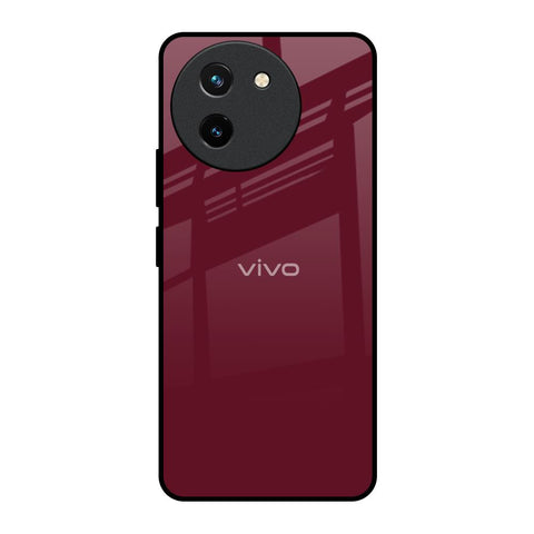 Classic Burgundy Vivo T3X 5G Glass Back Cover Online