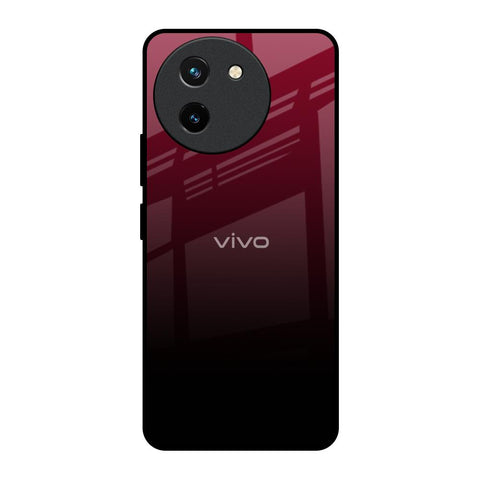 Wine Red Vivo T3X 5G Glass Back Cover Online