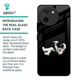 Space Traveller Glass Case for Vivo T3X 5G