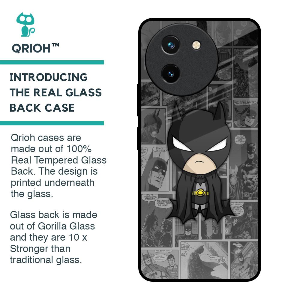 Cartoon Art Glass Case for Vivo T3X 5G