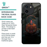 Lord Hanuman Animated Glass Case for Vivo T3X 5G